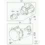 Lamp assy - frt fog