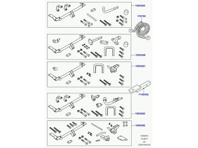 Jeu dispositif attelage remorque Evoque