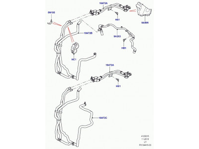 tuy.-soup. recyc. gaz/coll. echap Discovery 3, Range Sport