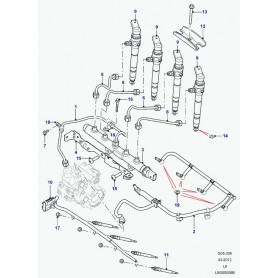 patte de fixation injecteur Defender 90, 110, 130