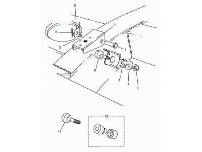 equerre d'ancrage ceinture securité Discovery 1