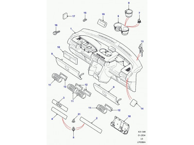 vis Discovery 2,  Freelander 1 et Range P38