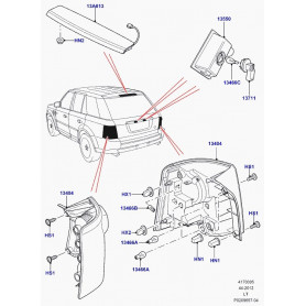 vis a tole a tete bombee Discovery 2, 3 et Range Sport