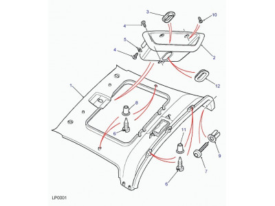 douille de bouton pression Freelander 1