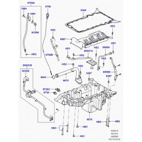 joint carter d'huile Range L322,  Sport