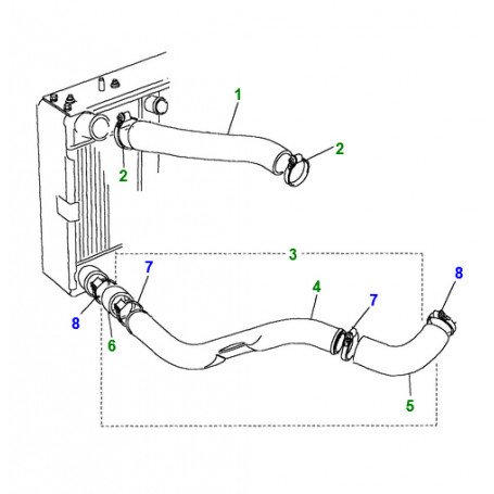 ENSEMBLE DURITE TURBO INTERCOOLER