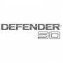 Autollant arriere defender 90 Argenté