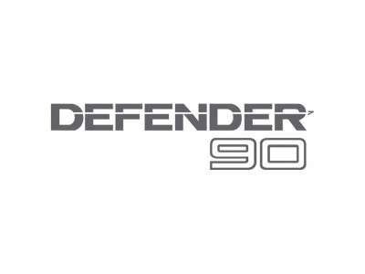 Autollant arriere defender 90 Argenté