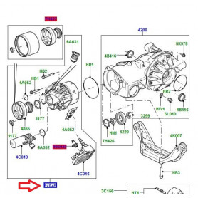 accouplement arbre transmission Evoque