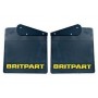 Pair of wide britpart mudflaps (yellow l