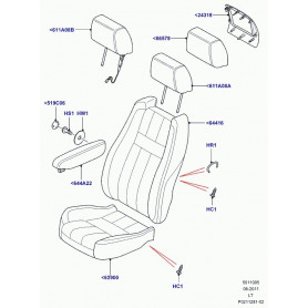 Couvercle accoudoir obturateur Range Sport