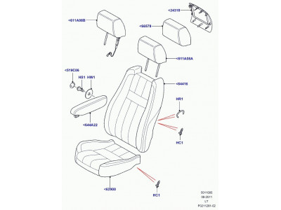 couvercle accoudoir obturateur Range Sport