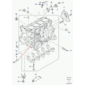 Ecran Thermique Pour capteur de vilebrequin