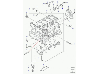 Ecran Thermique Pour capteur de vilebrequin