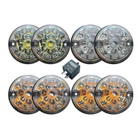 Clear lens led light kit