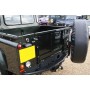 Spare wheel carrier def half door