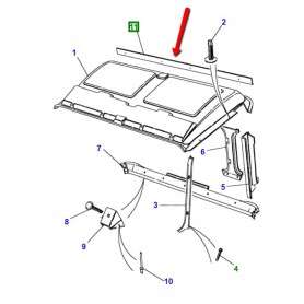 Rail habillage de plafond