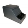 Cubby box couvercle gris corps gris