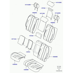 accoudoir siege arriere Range L405,  Sport