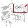 Joint conduite de soufflerie chauffage defender