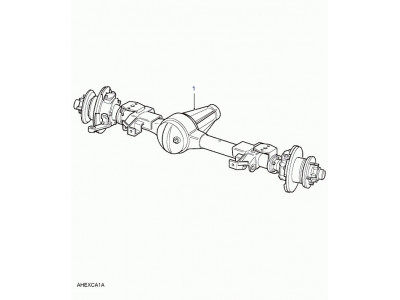 Essieu avant Defender TD4 Reconditionné