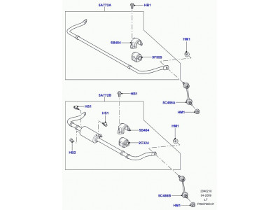 piece de jonction-barre stabilis. Range Sport