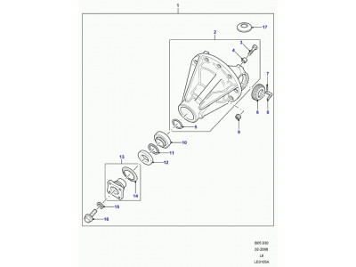 rondelle de pression Defender 90, 110, 130