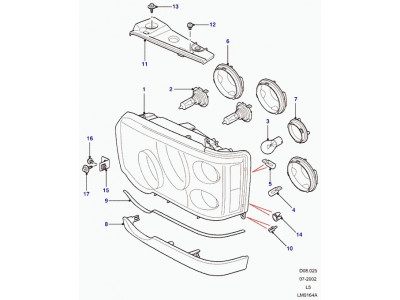 couvre phare Discovery 2