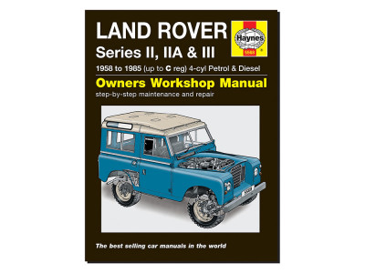 workshop manseries ii,  iia &  iii Defender 90