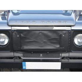 Radiator muff black defender