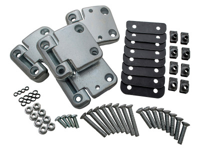 Front door hinge kit