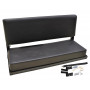 Banquette arriere complete vinyl noir