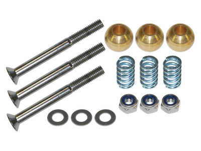 Stainless steel door hinge pin kit of 3