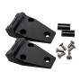 alu def bonnet hinge kit black