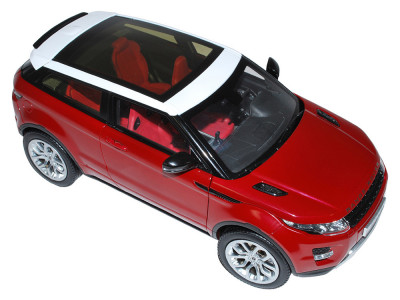 Diecast range rover evoque red