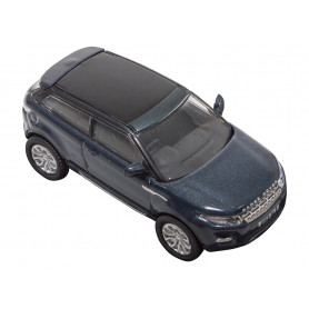 Miniature range rover evoque bleu baltic