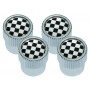 check flag valve cover - silver ou