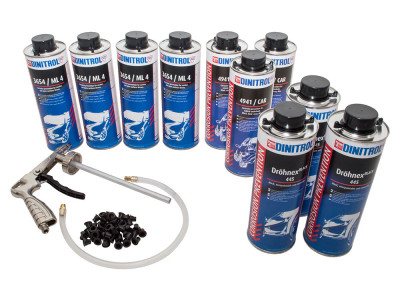 Kit complet de traitement anticorrosion châssis et carrosserie