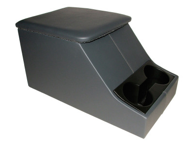 Cubby box couvercle gris corps gris