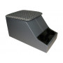 Cubby box couvercle techno corps gris