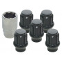 Locking wheel nut kit black only(5)