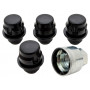 locking wheel nut kit satin black Discovery 3, 4, Range L405, Sport