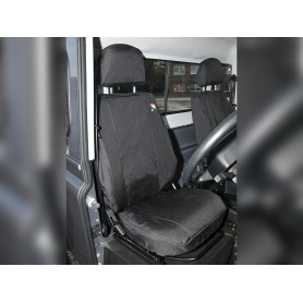 Pair of waterproof front seat covers
