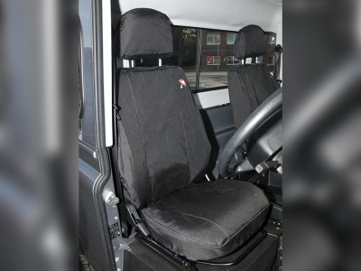 Pair of waterproof front seat covers