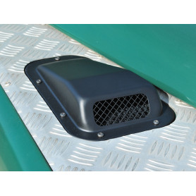 Air intake with grille rh