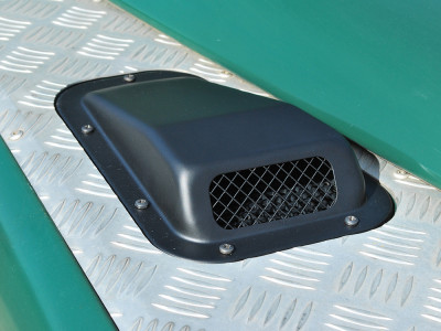 Air intake with grille rh