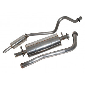 Exhaust stainless double 's' discovery 1 200 tdi from 1990 to 1993
