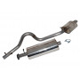 Exhaust stainless double 's' discovery 1 300 tdi, 1994 to 1999