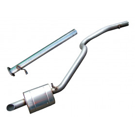 Exhaust stainless double 's' discovery 1 300 tdi, 1994 to 1999_copie