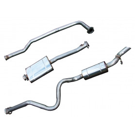 Exhaust stainless double 's' defender 110 300 tdi from 1994